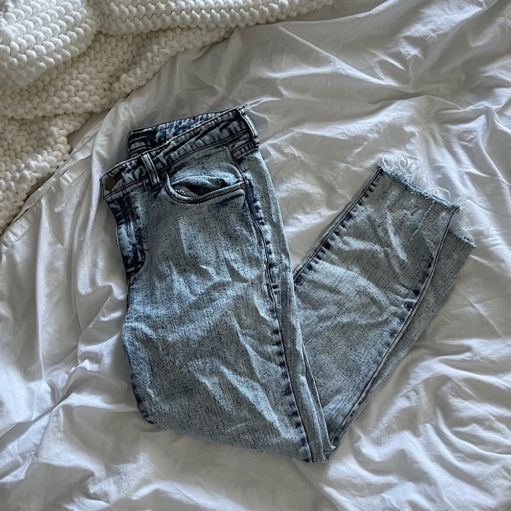Seethrusoul High Rise Skinny Jeans